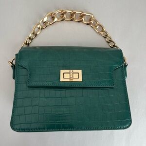 Like Dreams Croc Crossbody Green